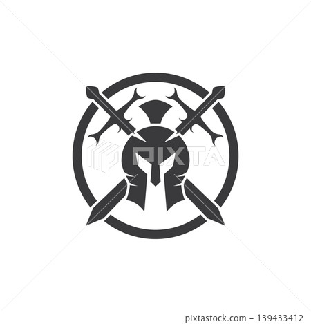 Spartan logo icon Spartan logo icon 139433412