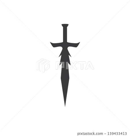 Sword illustration vector Sword illustration vector 139433413