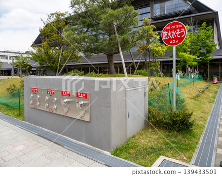 Fire extinguishing equipment (water inlets and water intakes) in large buildings Fire extinguishing equipment (water inlets and water intakes) in large buildings 139433501