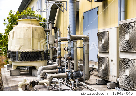 Factory Equipment Cooling Tower Factory Equipment Cooling Tower 139434049