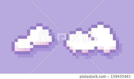 Pixel art cloud. Pixel art cloud. 139435461