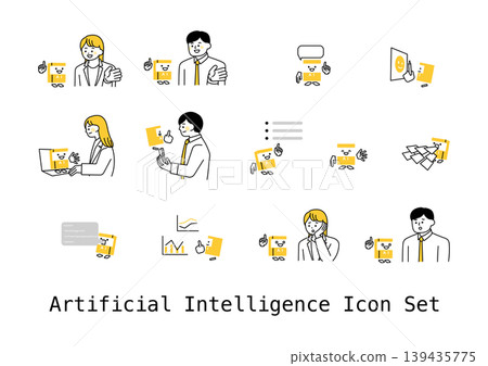 Finally, here is a set of illustrations about the use of AI. 139435775