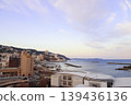 The cityscape at sunset as seen from a hotel in Atami 139436136
