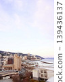 The cityscape at sunset as seen from a hotel in Atami 139436137