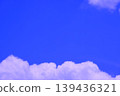 Blue sky with clouds (wallpaper material) 139436321