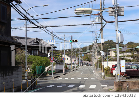 位於大石峰電廠沿線的住宅區（兵庫縣高砂市） 139436338