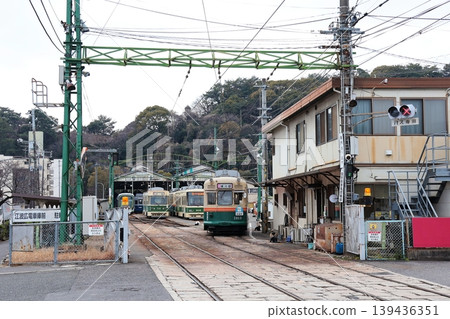廣島電鐵江波車輛段 139436351
