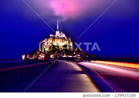 A landscape featuring Mont Saint-Michel Abbey A landscape featuring Mont Saint-Michel Abbey 139437100