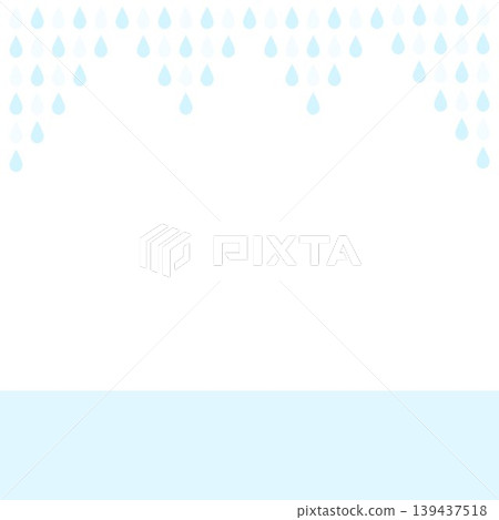 雨水方形背景 139437518