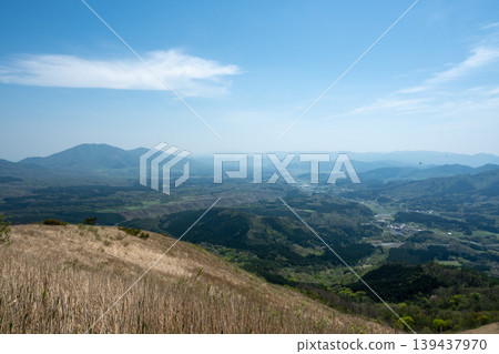 日本岡山縣真庭市三平山的絕美景色 139437970