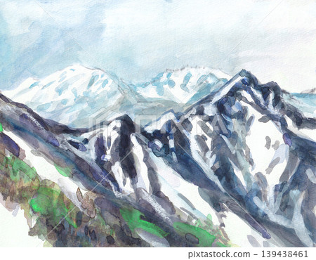 Mount Hinoki and the Echigo Three Mountains 139438461