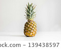 fresh pineapple on white background fresh pineapple on white background 139438597