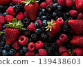 background of fresh berries background of fresh berries 139438603