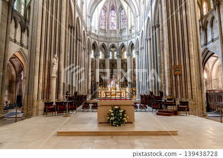 Cathedral of Our Lady, Coutances, France, interiors Cathedral of Our Lady, Coutances, France, interiors 139438728