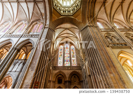 Cathedral of Our Lady, Coutances, France, interiors Cathedral of Our Lady, Coutances, France, interiors 139438750