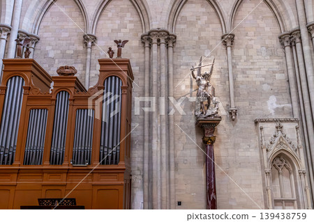 Cathedral of Our Lady, Coutances, France, interiors Cathedral of Our Lady, Coutances, France, interiors 139438759