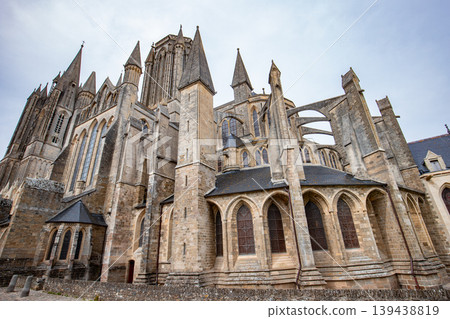 Cathedral of Our Lady, Coutances, France, exteriors Cathedral of Our Lady, Coutances, France, exteriors 139438819