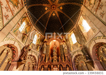 Church Saint Nicolas, Barfleur, France, interiors Church Saint Nicolas, Barfleur, France, interiors 139438831