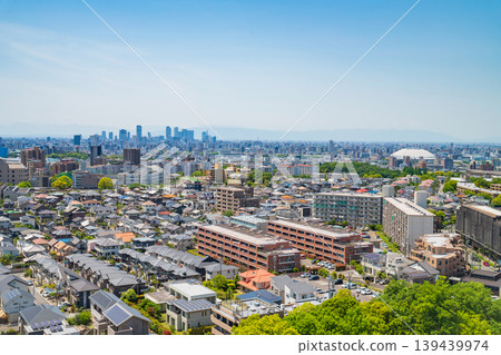 從平和公園水塔欣賞名古屋市景(愛知縣名古屋市) 從平和公園水塔欣賞名古屋市景(愛知縣名古屋市) 139439974
