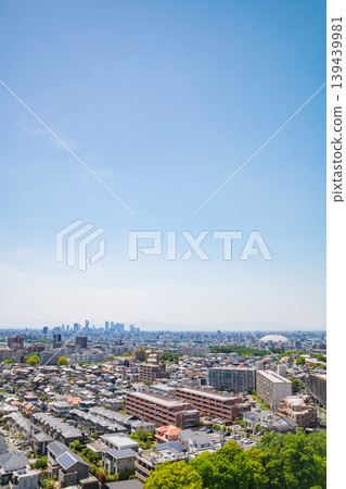 View of Nagoya cityscape from Heiwa Park Aqua Tower (Nagoya City, Aichi Prefecture) 139439981