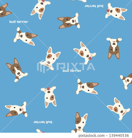可愛的鬥牛犬紡織圖案 可愛的鬥牛犬紡織圖案 139440536