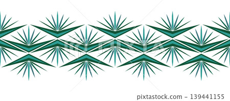 green geometric seamless zigzag plant ornament green geometric seamless zigzag plant ornament 139441155