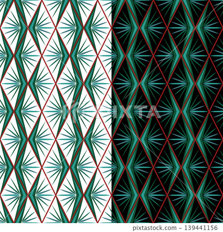 green geometric zigzag pattern of polygonal shapes green geometric zigzag pattern of polygonal shapes 139441156