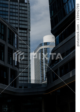 city skyscraper office glass skyline work symmetry city skyscraper office glass skyline work symmetry 139442769