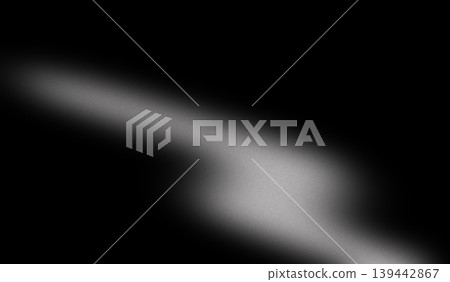 Grainy black and white abstract background with soft gradient light effect and noise texture, blurred motion and smooth transition 139442867