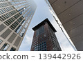 city skyscraper office glass skyline work symmetry 139442926