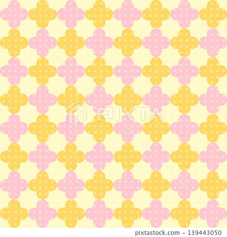 方形背景布料，有花卉和波點圖案。 139443050