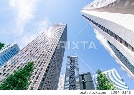 Tokyo: Japanese Urban Landscape - A business district in spring with towering skyscrapers (May 2026) Tokyo: Japanese Urban Landscape - A business district in spring with towering skyscrapers (May 2026) 139443348