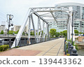 Yokohama City, Port Bridge No. 1 on the Kishamichi (railway path) 139443362