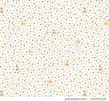 Soft dreamy watercolor floral seamless patterns collection Soft dreamy watercolor floral seamless patterns collection 139444126