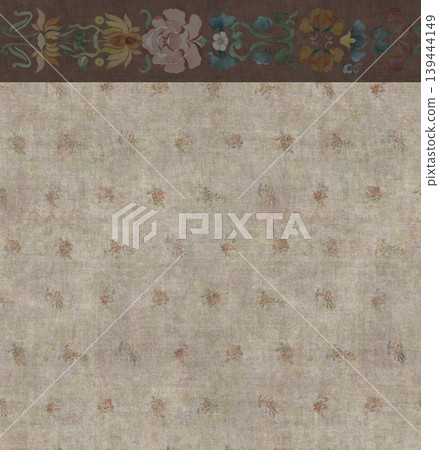 Collection of soft pastel floral and whimsical children themed seamless patterns 139444149