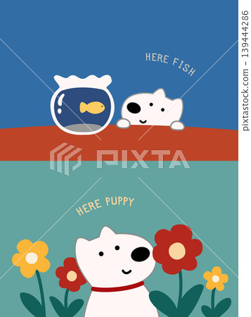Collection of soft pastel floral and whimsical animal seamless patterns 139444286
