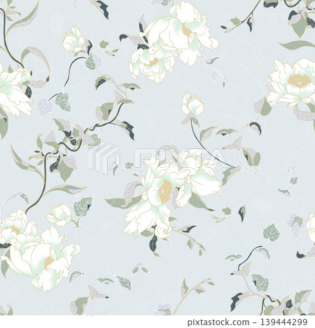 Collection of soft pastel floral and whimsical animal seamless patterns Collection of soft pastel floral and whimsical animal seamless patterns 139444299