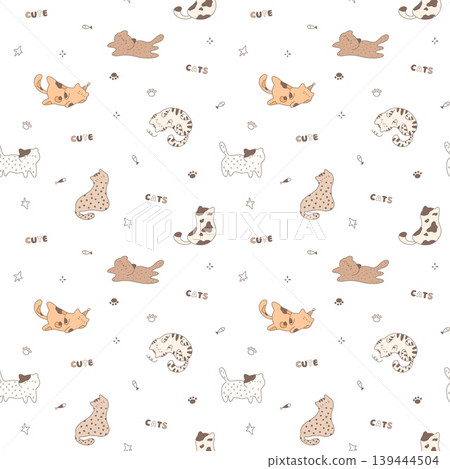 Collection of soft muted botanical and floral seamless patterns Collection of soft muted botanical and floral seamless patterns 139444504