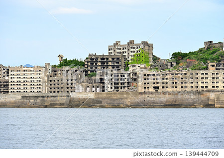 Gunkanjima (Battleship Island) in Nagasaki Prefecture Gunkanjima (Battleship Island) in Nagasaki Prefecture 139444709
