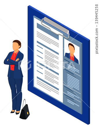 Isometric Employment and Hiring Concept Isometric Employment and Hiring Concept 139445258