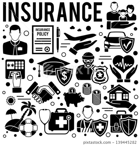 Insurance Services Concept Insurance Services Concept 139445282