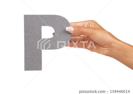 Hands, font and capital letter P in studio isolated on a white background mockup space. Fingers, alphabet and closeup of sign for typo, communication or learning language, character or uppercase icon Hands, font and capital letter P in studio isolated on a white background mockup space. Fingers, alphabet and closeup of sign for typo, communication or learning language, character or uppercase icon 139446014