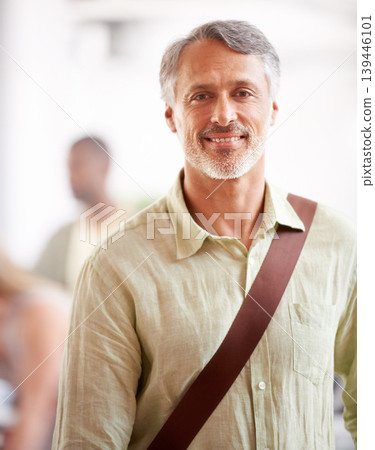 Mature, director and portrait of business man in startup agency for creative, manager and designer. Professional, consultant and advisor with face of employee in office for entrepreneur career Mature, director and portrait of business man in startup agency for creative, manager and designer. Professional, consultant and advisor with face of employee in office for entrepreneur career 139446101