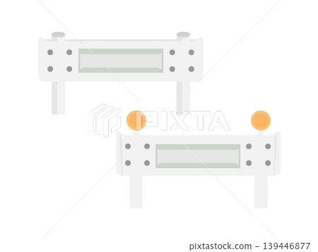 Guardrail Illustration Set Guardrail Illustration Set 139446877