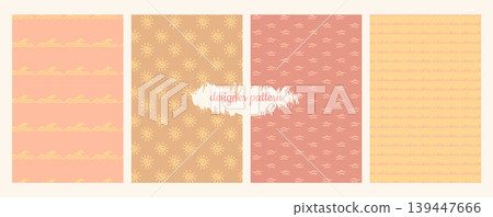 Seamless Summer Patterns for Textile and Surface Design Seamless Summer Patterns for Textile and Surface Design 139447666
