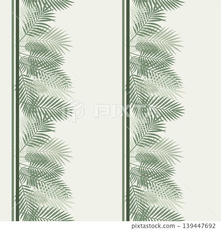 Botanical Vertical Stripe Pattern Botanical Vertical Stripe Pattern 139447692