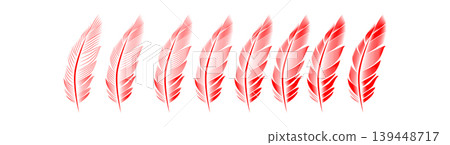Collection of feather illustration, drawing, engraving, ink line art Collection of feather illustration, drawing, engraving, ink line art 139448717