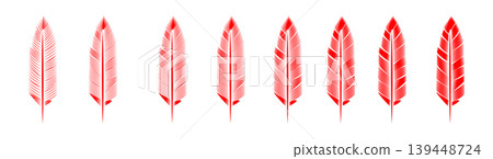 Collection of feather illustration, drawing, engraving, ink line art Collection of feather illustration, drawing, engraving, ink line art 139448724