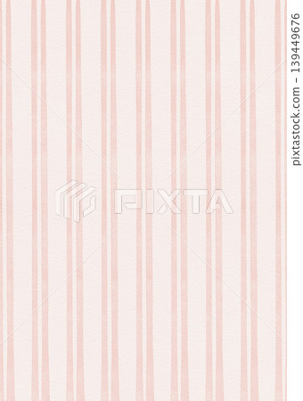 Watercolor blush pink vertical stripe background with oval scalloped frame and copy space. Illustration for design, print, fabric, background. Watercolor blush pink vertical stripe background with oval scalloped frame and copy space. Illustration for design, print, fabric, background. 139449676