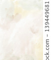Abstract neutral watercolor background with soft green pink yellow white paint splashes texture. Illustration for design, print, fabric, background. 139449681